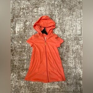 Wonder Nation Orange Kids Soft Terry Cloth Swim Coverup size XS 4/5-NWT